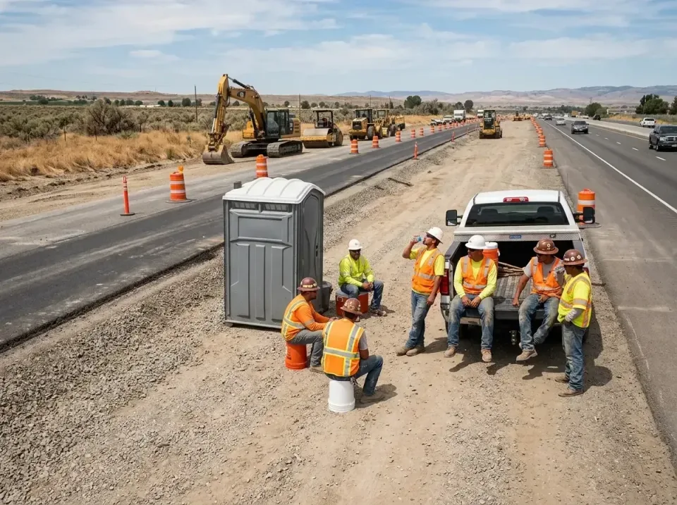 highway-road-construction-crew-007 — frequently asked questions, Porta Potty and Restroom Rentals in Fowler, CA